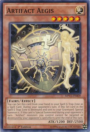 Artifact Aegis (Common) (MP15-EN009) - 2015 Mega-Tins Mega Pack 1st Edition