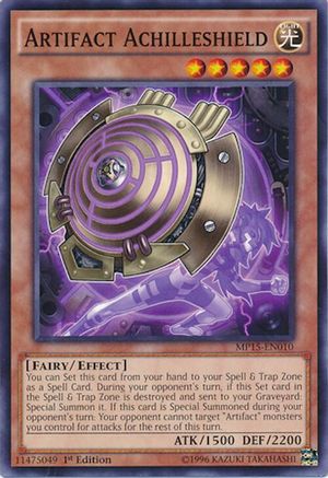 Artifact Achilleshield (Common) (MP15-EN010) - 2015 Mega-Tins Mega Pack 1st Edition