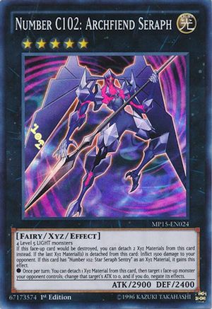 Number C102: Archfiend Seraph (Super Rare) (MP15-EN024) - 2015 Mega-Tins Mega Pack 1st Edition