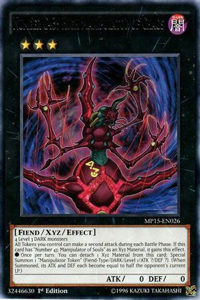 Number C43: High Manipulator of Chaos (Rare) (MP15-EN026) - 2015 Mega-Tins Mega Pack 1st Edition