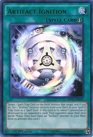 Artifact Ignition (Ultra Rare) (MP15-EN034) - 2015 Mega-Tins Mega Pack 1st Edition