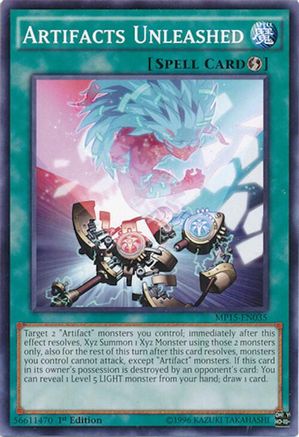 Artifacts Unleashed (Common) (MP15-EN035) - 2015 Mega-Tins Mega Pack 1st Edition