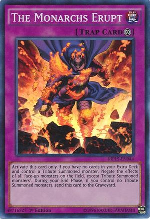 The Monarchs Erupt (Super Rare) (MP15-EN044) - 2015 Mega-Tins Mega Pack 1st Edition