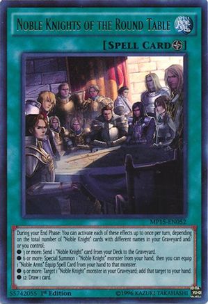 Noble Knights of the Round Table (Ultra Rare) (MP15-EN052) - 2015 Mega-Tins Mega Pack 1st Edition