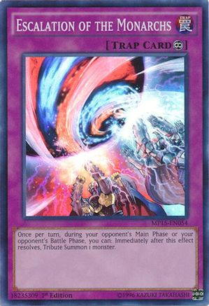 Escalation of the Monarchs (Super Rare) (MP15-EN054) - 2015 Mega-Tins Mega Pack 1st Edition