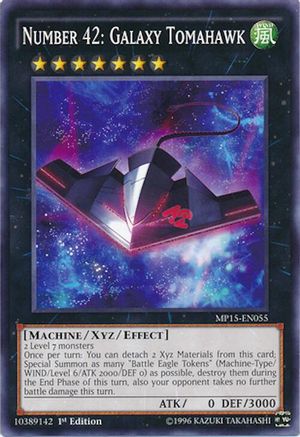 Number 42: Galaxy Tomahawk (Common) (MP15-EN055) - 2015 Mega-Tins Mega Pack 1st Edition