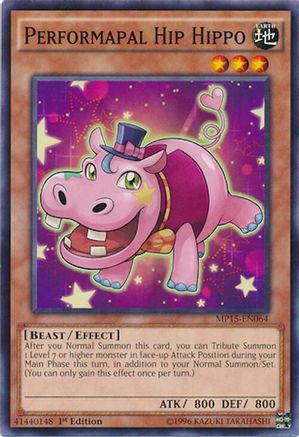 Performapal Hip Hippo (Common) (MP15-EN064) - 2015 Mega-Tins Mega Pack 1st Edition