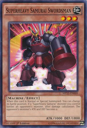 Superheavy Samurai Swordsman (Common) (MP15-EN068) - 2015 Mega-Tins Mega Pack 1st Edition
