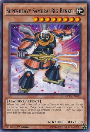 Superheavy Samurai Big Benkei (Rare) (MP15-EN069) - 2015 Mega-Tins Mega Pack 1st Edition