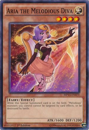 Aria the Melodious Diva (Common) (MP15-EN070) - 2015 Mega-Tins Mega Pack 1st Edition