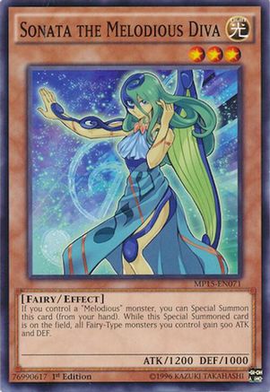 Sonata the Melodious Diva (Common) (MP15-EN071) - 2015 Mega-Tins Mega Pack 1st Edition