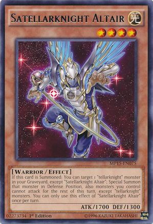 Satellarknight Altair (Rare) (MP15-EN075) - 2015 Mega-Tins Mega Pack 1st Edition