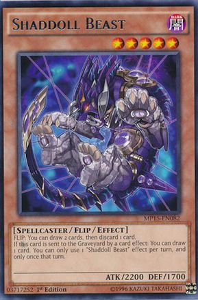 Shaddoll Beast (Rare) (MP15-EN082) - 2015 Mega-Tins Mega Pack 1st Edition