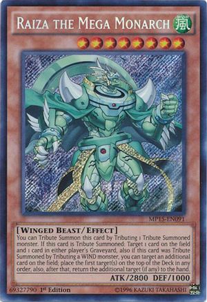 Raiza the Mega Monarch (Secret Rare) (MP15-EN091) - 2015 Mega-Tins Mega Pack 1st Edition