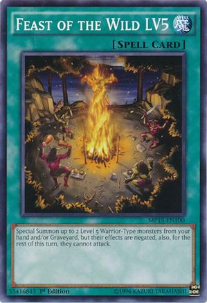 Feast of the Wild LV5 (Common) (MP15-EN100) - 2015 Mega-Tins Mega Pack 1st Edition