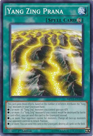 Yang Zing Prana (Common) (MP15-EN106) - 2015 Mega-Tins Mega Pack 1st Edition