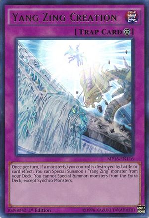 Yang Zing Creation (Ultra Rare) (MP15-EN116) - 2015 Mega-Tins Mega Pack 1st Edition