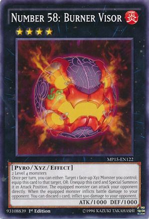 Number 58: Burner Visor (Common) (MP15-EN122) - 2015 Mega-Tins Mega Pack 1st Edition