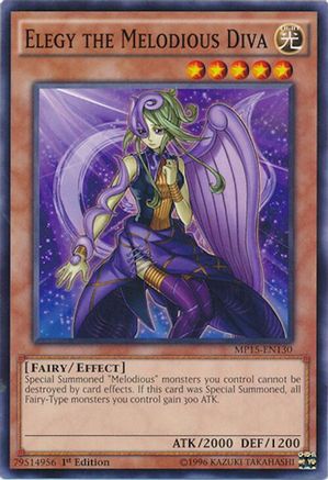 Elegy the Melodious Diva (Common) (MP15-EN130) - 2015 Mega-Tins Mega Pack 1st Edition