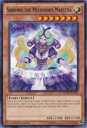 Shopina the Melodious Maestra (Rare) (MP15-EN131) - 2015 Mega-Tins Mega Pack 1st Edition