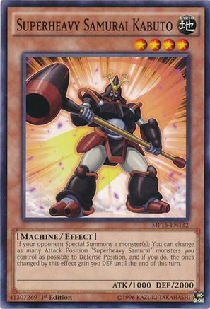 Superheavy Samurai Kabuto (Common) (MP15-EN132) - 2015 Mega-Tins Mega Pack 1st Edition