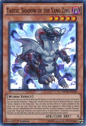 Taotie, Shadow of the Yang Zing (Super Rare) (MP15-EN150) - 2015 Mega-Tins Mega Pack 1st Edition
