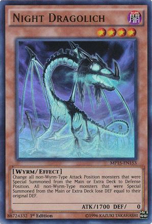 Night Dragolich (Ultra Rare) (MP15-EN153) - 2015 Mega-Tins Mega Pack 1st Edition