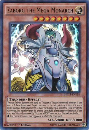 Zaborg the Mega Monarch (Ultra Rare) (MP15-EN154) - 2015 Mega-Tins Mega Pack 1st Edition