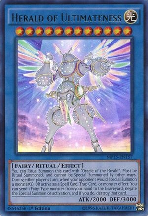 Herald of Ultimateness (Ultra Rare) (MP15-EN157) - 2015 Mega-Tins Mega Pack 1st Edition