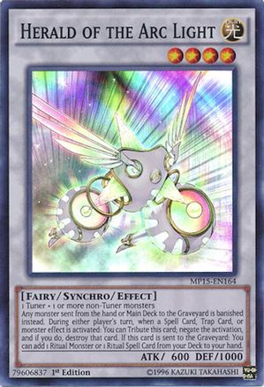 Herald of the Arc Light (Super Rare) (MP15-EN164) - 2015 Mega-Tins Mega Pack 1st Edition