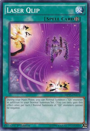 Laser Qlip (Common) (MP15-EN172) - 2015 Mega-Tins Mega Pack 1st Edition