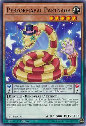 Performapal Partnaga (Common) (MP15-EN192) - 2015 Mega-Tins Mega Pack 1st Edition