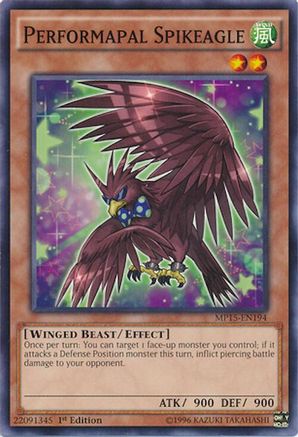 Performapal Spikeagle (Common) (MP15-EN194) - 2015 Mega-Tins Mega Pack 1st Edition