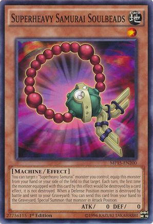 Superheavy Samurai Soulbeads (Common) (MP15-EN200) - 2015 Mega-Tins Mega Pack 1st Edition
