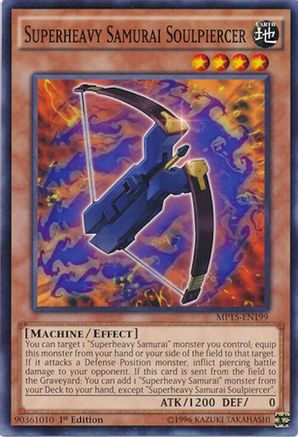 Superheavy Samurai Soulpiercer (Common) (MP15-EN199) - 2015 Mega-Tins Mega Pack 1st Edition