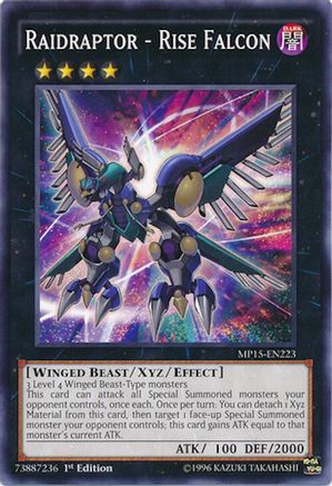 Raidraptor - Rise Falcon (Common) (MP15-EN223) - 2015 Mega-Tins Mega Pack 1st Edition