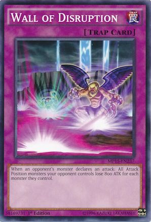 Wall of Disruption (Common) (MP15-EN237) - 2015 Mega-Tins Mega Pack 1st Edition