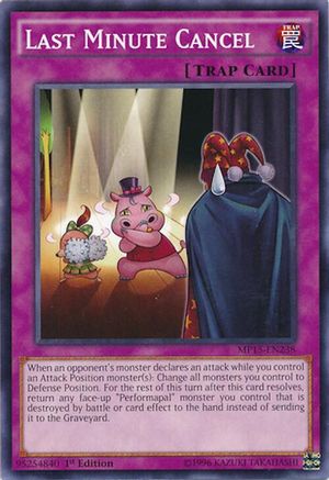 Last Minute Cancel (Common) (MP15-EN238) - 2015 Mega-Tins Mega Pack 1st Edition