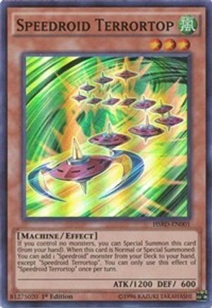 Speedroid Terrortop (Super Rare) (HSRD-EN001) - High-Speed Riders 1st Edition