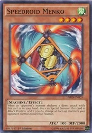 Speedroid Menko (Common) (HSRD-EN005) - High-Speed Riders 1st Edition