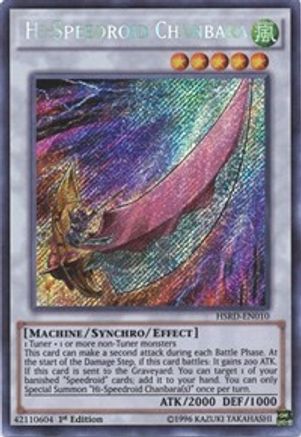 Hi-Speedroid Chanbara (Secret Rare) (HSRD-EN010) - High-Speed Riders 1st Edition