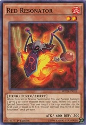 Red Resonator (Common) (HSRD-EN016) - High-Speed Riders 1st Edition