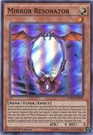 Mirror Resonator (Super Rare) (HSRD-EN019) - High-Speed Riders 1st Edition