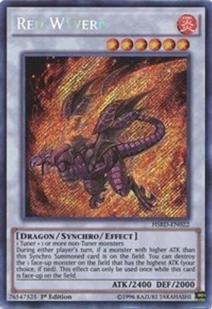 Red Wyvern (Secret Rare) (HSRD-EN022) - High-Speed Riders 1st Edition