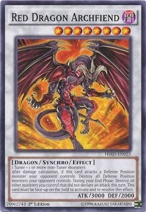 Red Dragon Archfiend (Common) (HSRD-EN023) - High-Speed Riders 1st Edition