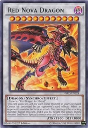 Red Nova Dragon (Rare) (HSRD-EN024) - High-Speed Riders 1st Edition