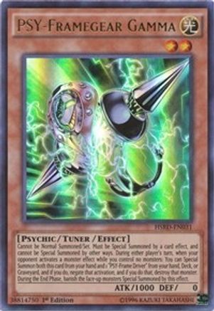 PSY-Framegear Gamma (Ultra Rare) (HSRD-EN031) - High-Speed Riders 1st Edition