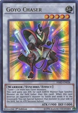 Goyo Chaser (Ultra Rare) (HSRD-EN038) - High-Speed Riders 1st Edition