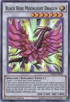 Black Rose Moonlight Dragon (Super Rare) (HSRD-EN044) - High-Speed Riders 1st Edition