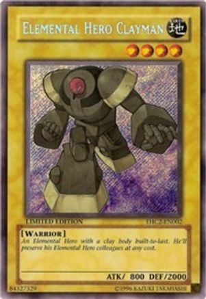 Elemental HERO Clayman (Secret Rare) (EHC2-EN002) - Elemental Hero Collection 2 Limited